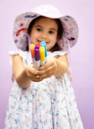 FlapJack Dwustronny Kapelusz do Kolorowania DIY Jednorożec M