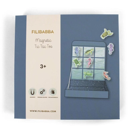 Filibabba Magnetic 'Tic Tac Toe' - Sea friends