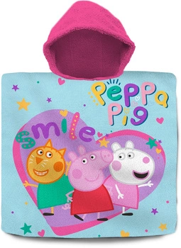 Poncho kąpielowe Peppa Pig 120x60 cm PP09058