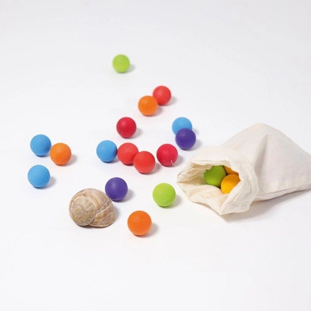 Kulki o średnicy 20 mm, 35 szt., kolorowe, 3+, Grimm's