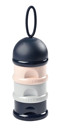 BEABA Pojemniki na mleko w proszku dark blue + gray + pink