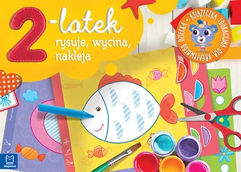 2-latek rysuje wycina i nakleja