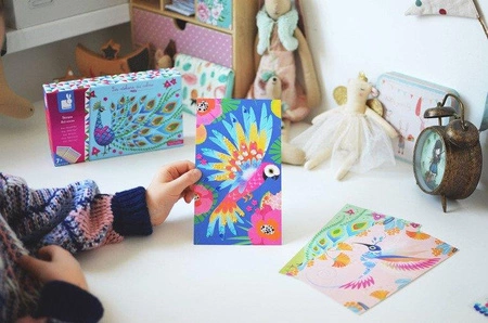 Zestaw artystyczny Czarodziejskie cyrkonie Piękne ptaki 7+, Janod