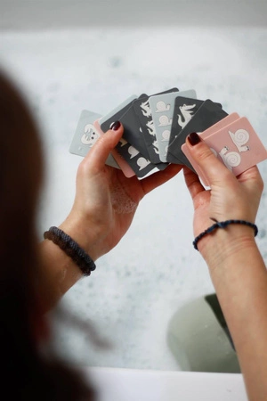 Silikonowe karty do gry Scrunch - Ciemny Szary