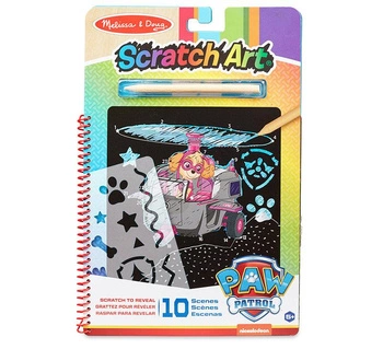 Zdrapywanka z rysikiem Psi Patrol Scratch Art Pad – Skye Melissa and Doug 33260