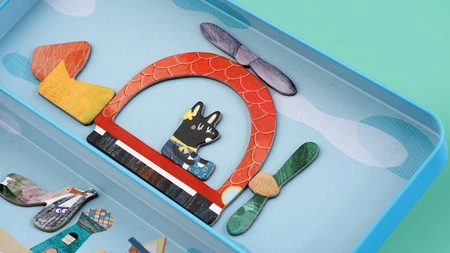 mierEdu Układanka magnetyczna - Samolot ME0881