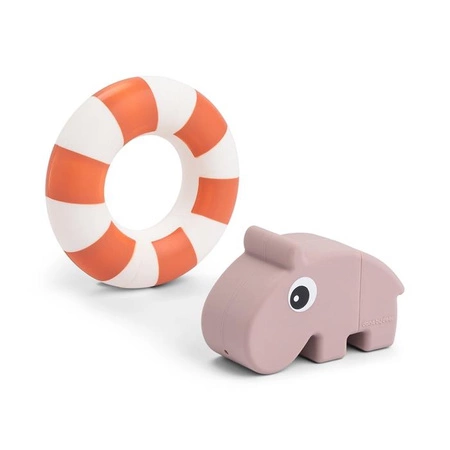 Done by Deer Zabawka do Pryskania Wodą Hipopotam Ozzo Powder