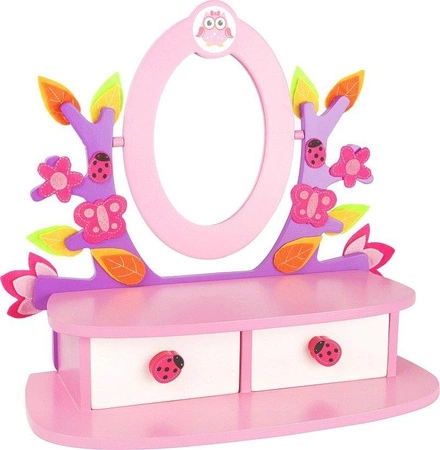 Drewniana toaletka Letnie przesilenie 10608-Small Foot, zabawki dla dziewczynek