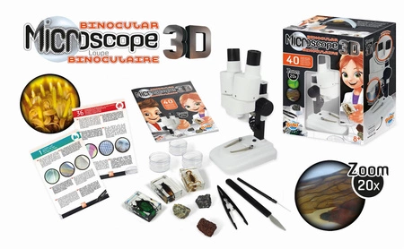 Mikroskop dwuokularowy 40 doświadczeń MR500