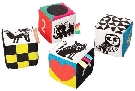 Klocki 4times fun Wimmer Ferguson 217520-Manhattan Toy, zabawki dla niemowląt