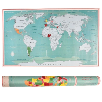 Mapa Świata Zdrapka, Rex London