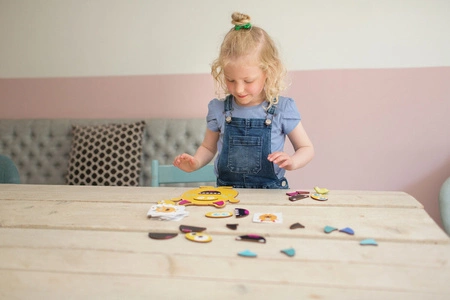 BS Toys,drewniana gra logiczna Naśladuj Humorka