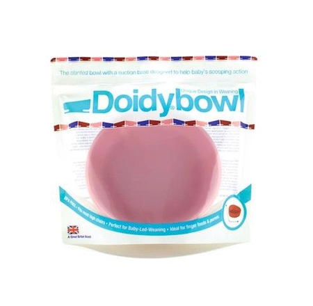 Miseczka-Talerzyk Doidy Bowl z przyssawką - różany