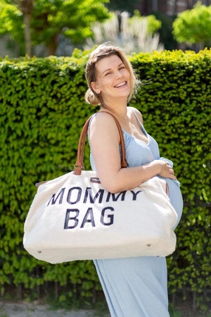 Childhome Torba Mommy Bag Teddy Bear White (Limited Edition)