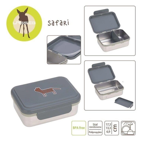 Lassig Lunchbox ze stali nierdzewnej Safari Tygrys