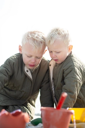 Silikonowe Wiaderko Konewka Scrunch - Błękitny