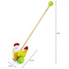 Viga Toys Drewniany Pchacz Edukacyjny Kurka