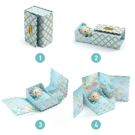 Pokoik BLUE w magnetycznym pudełku TINYLY DJ06964