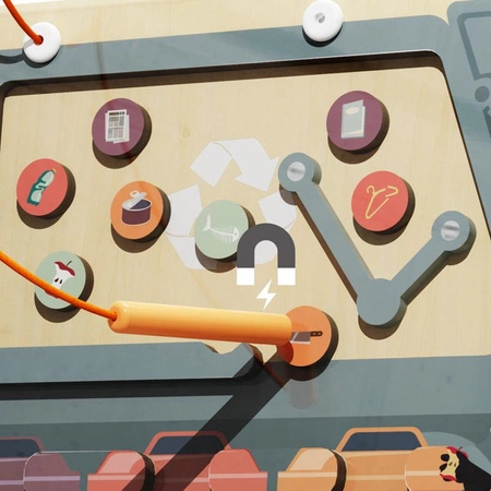 Segregowanie śmieci – układanka magnetyczna 36 mies.+ TOPBRIGHT