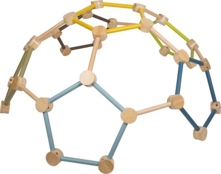 Drewniana kopuła do wspinaczki Przygoda Small Foot 12487 zabawy ruchowe i rozwojowe
