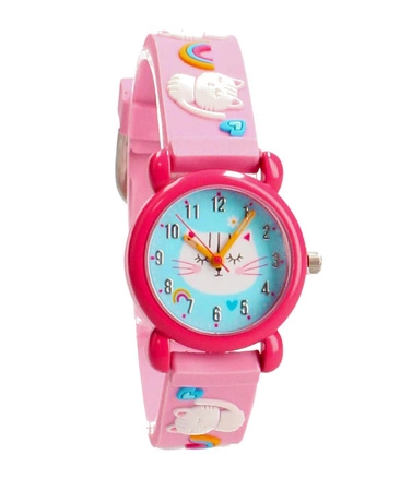 Zegarek dla dzieci PRET HappyTimes Kitty pink