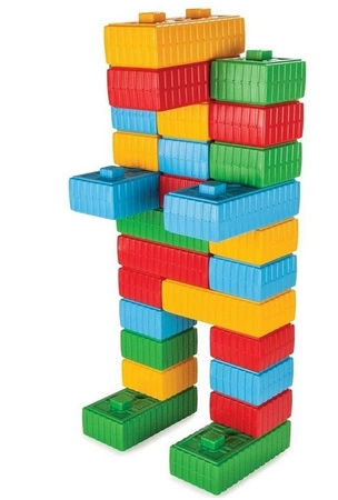 WOOPIE Klocki Konstrukcyjne Zestaw z Samochodzikiem 43 el.