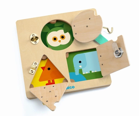 Drewniana tabliczka manualna LockBasic DJ06213