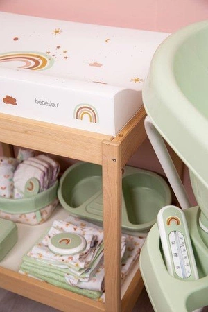 bebe-jou Chusteczki bambusowo-muślinowe 32 x 32cm (3 szt.) Rainbow Sky 305303