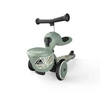 SCOOTANDRIDE Highwaykick 1 Lifestyle 2w1 Jeździk i hulajnoga z zamykanym schowkiem 1-5 lat Green Lines