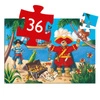 Puzzle tekturowe PIRAT 36 el. DJ07220
