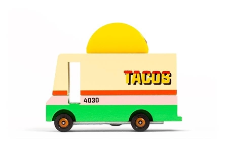 Candylab Samochód Drewniany Taco Van