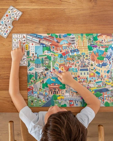 Puzzle obserwacyjne Apli Kids - Miasto 104 el.5+