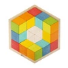 Drewniane Kolorowe Puzzle 3D Classic World