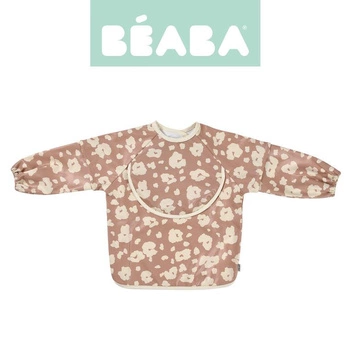 Beaba Śliniak 2w1 z odpinanym długim rękawem Savannah bloom