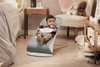 BABYBJORN - leżaczek BALANCE SOFT COTTON/JERSEY - Jasnoszałwiowy/Szary