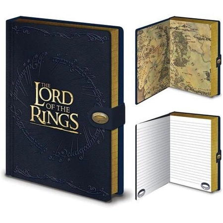Logo + Mapa Notatnik Premium The Lord of The Rings