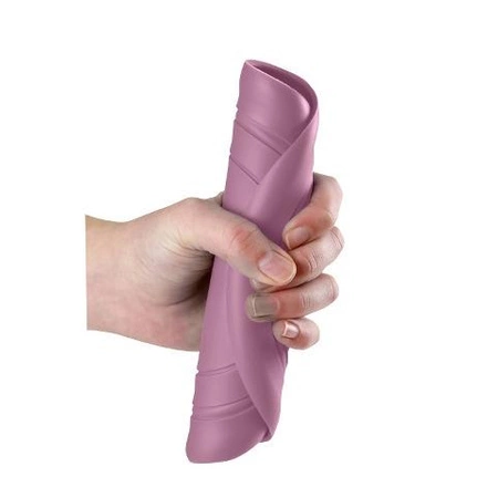 Silikonowy dysk Scrunch - Pudrowy Róż