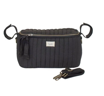 3 Sprouts Organizer Do Wózka Quilted Solid Black