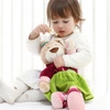Pluszowa zabawka edukacyjna Króliczek lalka do nauki przebierania sigikid