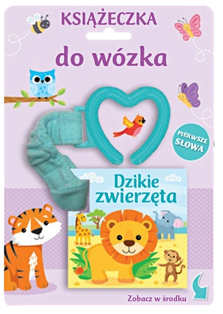 Dzikie zwierzęta książeczka do wózka