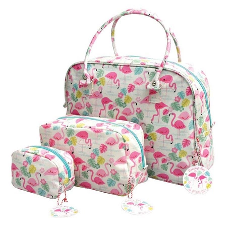 Kosmetyczka mini, Flamingo Bay, Rex London