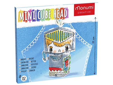Kolorowanka 3D Mini Cube head Rycerz 3l+ MONUMI