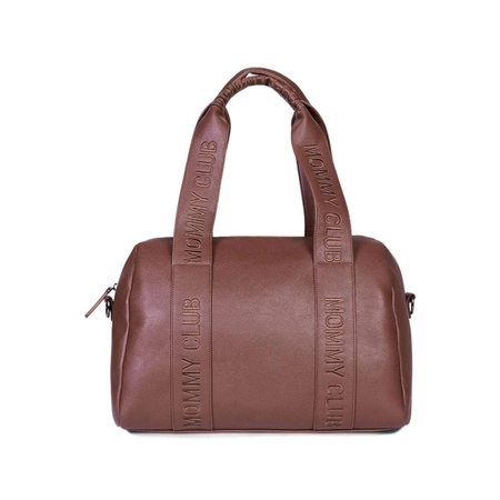 Childhome Torba do wózka Mommy Club Vegan Leather Dark Brown