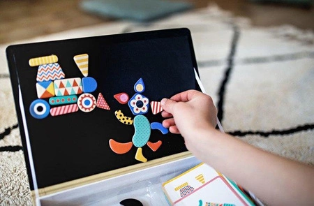 Magnetyczna układanka Kształty Magnetibook, Janod