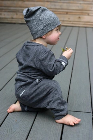Juddlies Dres Niemowlęcy 2 el. Breathe EZE Charcoal 6-12M