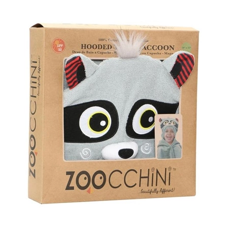 Zoocchini Ręcznik dla Dziecka z Kapturem Szop Pracz