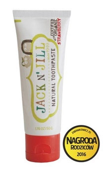 Jack N'Jill, Naturalna Pasta do zębów, organiczna truskawka i Xylitol, 50g