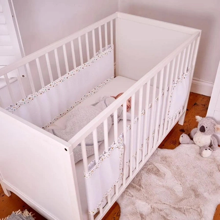 Oddychający ochraniacz do łóżeczka Pur Air PurFlo - Scandi Spot