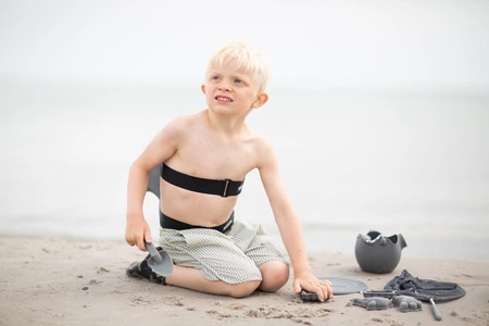 Silikonowe Wiaderko Konewka Scrunch - Ciemny Szary