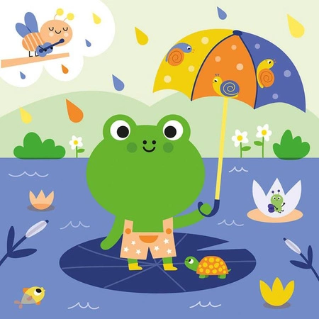 Multizestaw kreatywny 2-latka My arts & crafts Magiczny Filc 2+, Janod